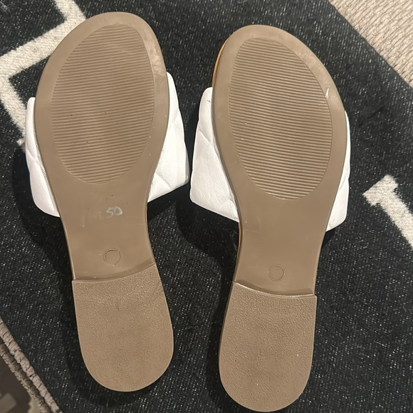 Mariella Leather Sandal Slides-size 9 - Picture 2 of 6